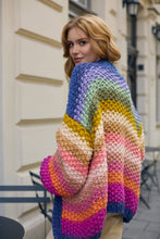 Load image into Gallery viewer, Rainbow Knitted Cardigan