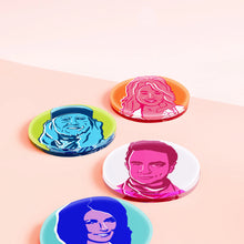 Load image into Gallery viewer, Country Legends Set of 4 Coasters