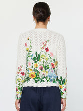 Load image into Gallery viewer, Floral Pointelle Cardigan
