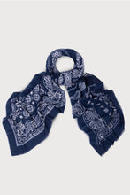 Load image into Gallery viewer, Paisley Print Oversized Square Scarf
