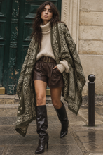 Load image into Gallery viewer, Paisley Print Oversized Square Scarf
