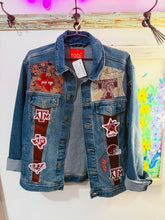 Load image into Gallery viewer, Game Day Denim Patch Jackets
