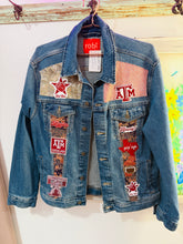Load image into Gallery viewer, Game Day Denim Patch Jackets
