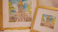 Load image into Gallery viewer, 4x4 Framed Watercolor College Prints
