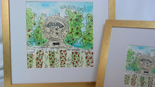 Load image into Gallery viewer, 4x4 Framed Watercolor College Prints
