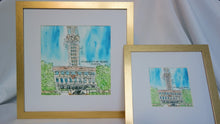 Load image into Gallery viewer, 4x4 Framed Watercolor College Prints
