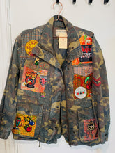 Load image into Gallery viewer, Free People Jacket w Patches and Embellishments
