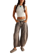 Load image into Gallery viewer, Good Luck Barrel Jean
