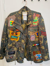 Load image into Gallery viewer, Free People Jacket w Patches and Embellishments

