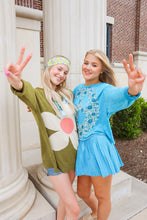 Load image into Gallery viewer, Sage Flower Sweater
