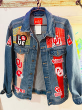 Load image into Gallery viewer, Game Day Denim Patch Jackets
