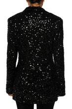 Load image into Gallery viewer, Sequin Black Blazer
