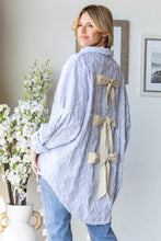 Load image into Gallery viewer, Back Ribbon Oversize Shirt

