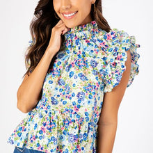 Load image into Gallery viewer, Irene Ruffle Top

