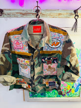 Load image into Gallery viewer, Vintage Camo Patch Jacket - Cropped
