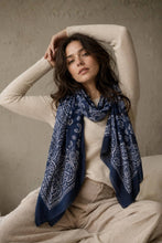 Load image into Gallery viewer, Paisley Print Oversized Square Scarf
