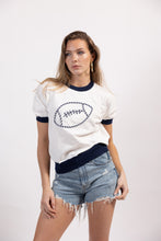 Load image into Gallery viewer, Stitched Football Sweater
