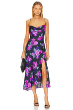 Load image into Gallery viewer, Purple Floral Maxi Dress
