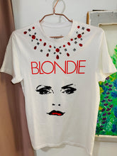 Load image into Gallery viewer, Vintage Tee with Jeweled Collar
