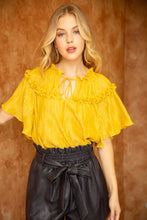 Load image into Gallery viewer, Pleated Tassel Blouse
