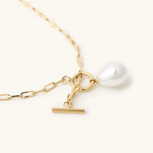 Load image into Gallery viewer, Pearl Toggle Necklace
