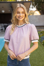 Load image into Gallery viewer, Gingham Textured Top

