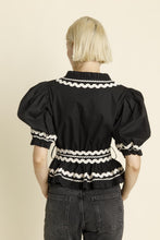 Load image into Gallery viewer, Ric Rac Peplum Top
