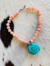 Load image into Gallery viewer, Rose Beaded Necklace
