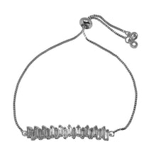 Load image into Gallery viewer, Diamond Bar Slider Bracelet
