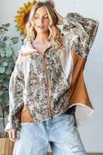 Load image into Gallery viewer, Tapestry and Lace Hoodie
