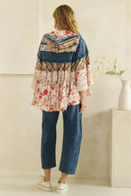 Load image into Gallery viewer, Tiered Ruffle Denim Jacket
