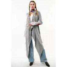 Load image into Gallery viewer, Soft Grey Cardigan Duster

