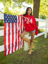 Load image into Gallery viewer, USA Mockneck Sweatshirt
