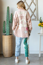 Load image into Gallery viewer, Denim Peace Shacket

