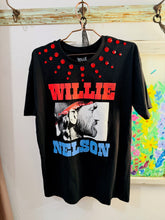 Load image into Gallery viewer, Vintage Tee with Jeweled Collar
