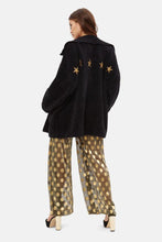 Load image into Gallery viewer, Stars Aligned Black Knitted Shrug
