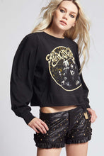 Load image into Gallery viewer, Aerosmith Back in the Saddle Puff Sleeve Tee

