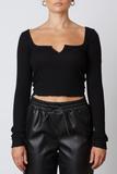 Load image into Gallery viewer, Ribbed Long Sleeve Top
