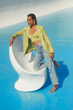 Load image into Gallery viewer, Oversized Linen Blazer

