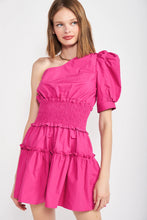 Load image into Gallery viewer, Celia One Shoulder Dress
