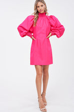 Load image into Gallery viewer, Hot Pink Poplin Dress
