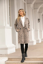 Load image into Gallery viewer, Leopard Print Knit Coat
