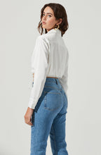 Load image into Gallery viewer, Perry Satin Tie Waist Top

