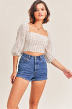 Load image into Gallery viewer, SALE - White Stripe Top
